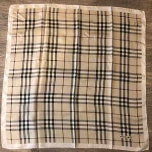 Burberry Silk House Check Scarf White